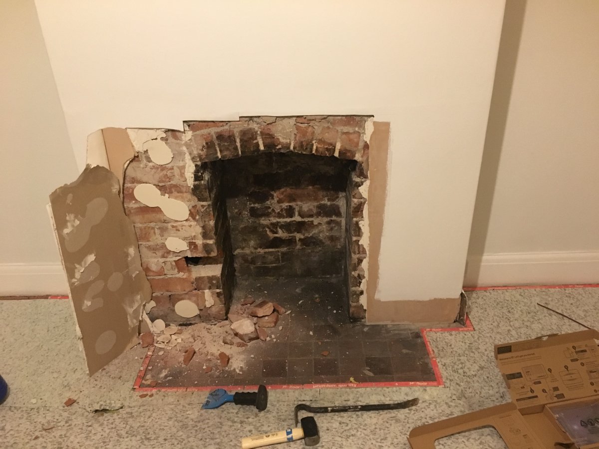 Widening Original Fireplace Opening Diynot Forums