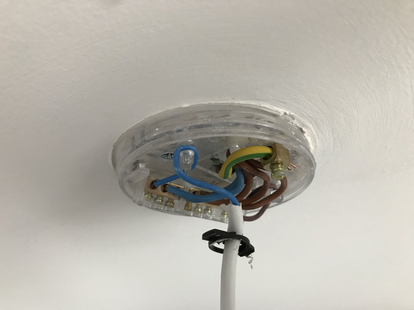 Light Fitting Loop Connection DIYnot Forums