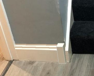 Best way to join skirting to staircase - advice | DIYnot Forums