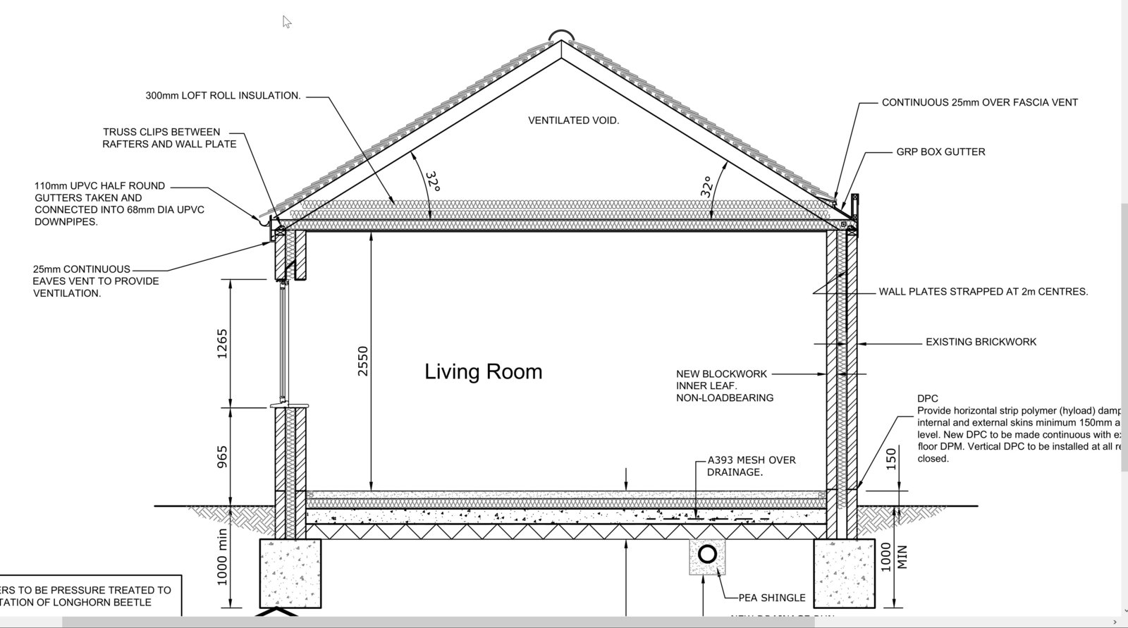 Box Gutter and roof trusses | DIYnot Forums