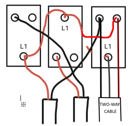 Three gang switch but only two cables, what's going on? | DIYnot Forums