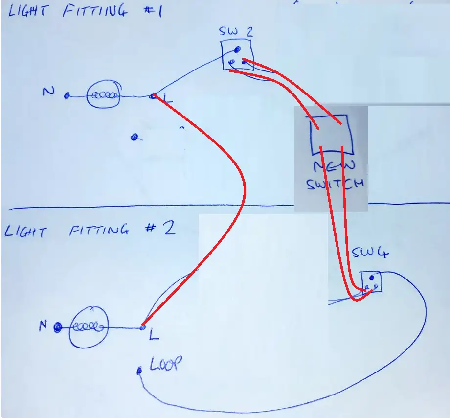 Altering three way lighting circuits | DIYnot Forums