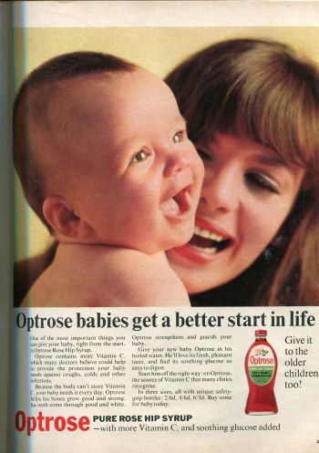 1968 advertisement for Optrose Rose Hip Syrup.jpg