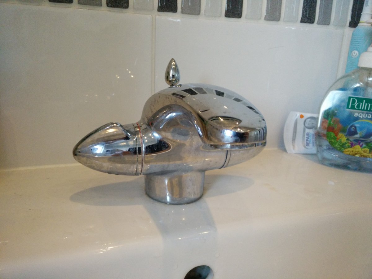 bathroom sink mixer tap two holes