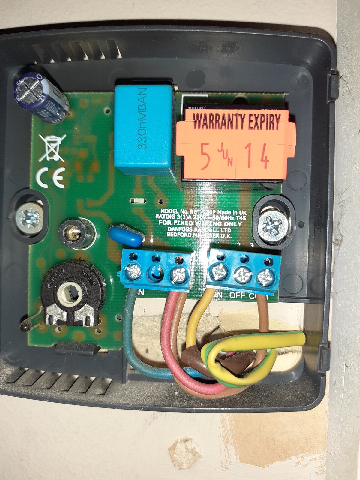 Changing old thermostat for smart stat | DIYnot Forums