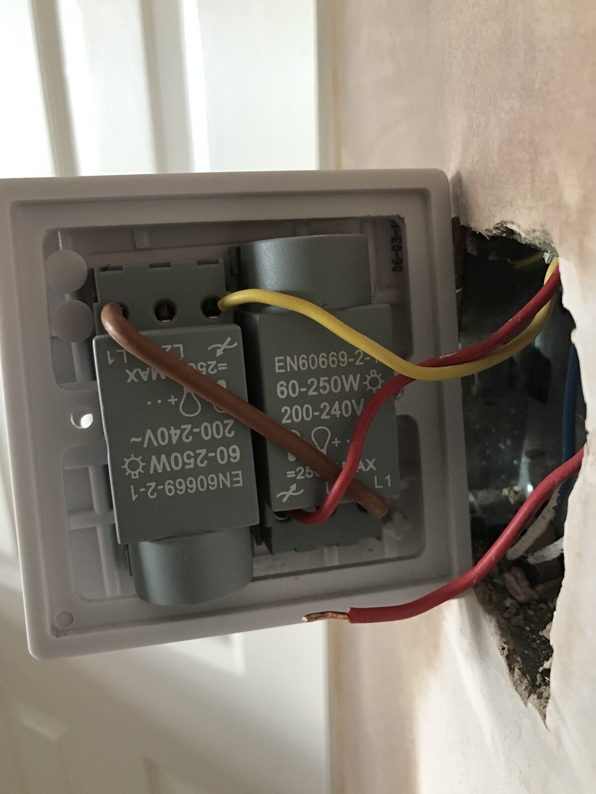 Double Dimmer Switch Lose Wire DIYnot Forums