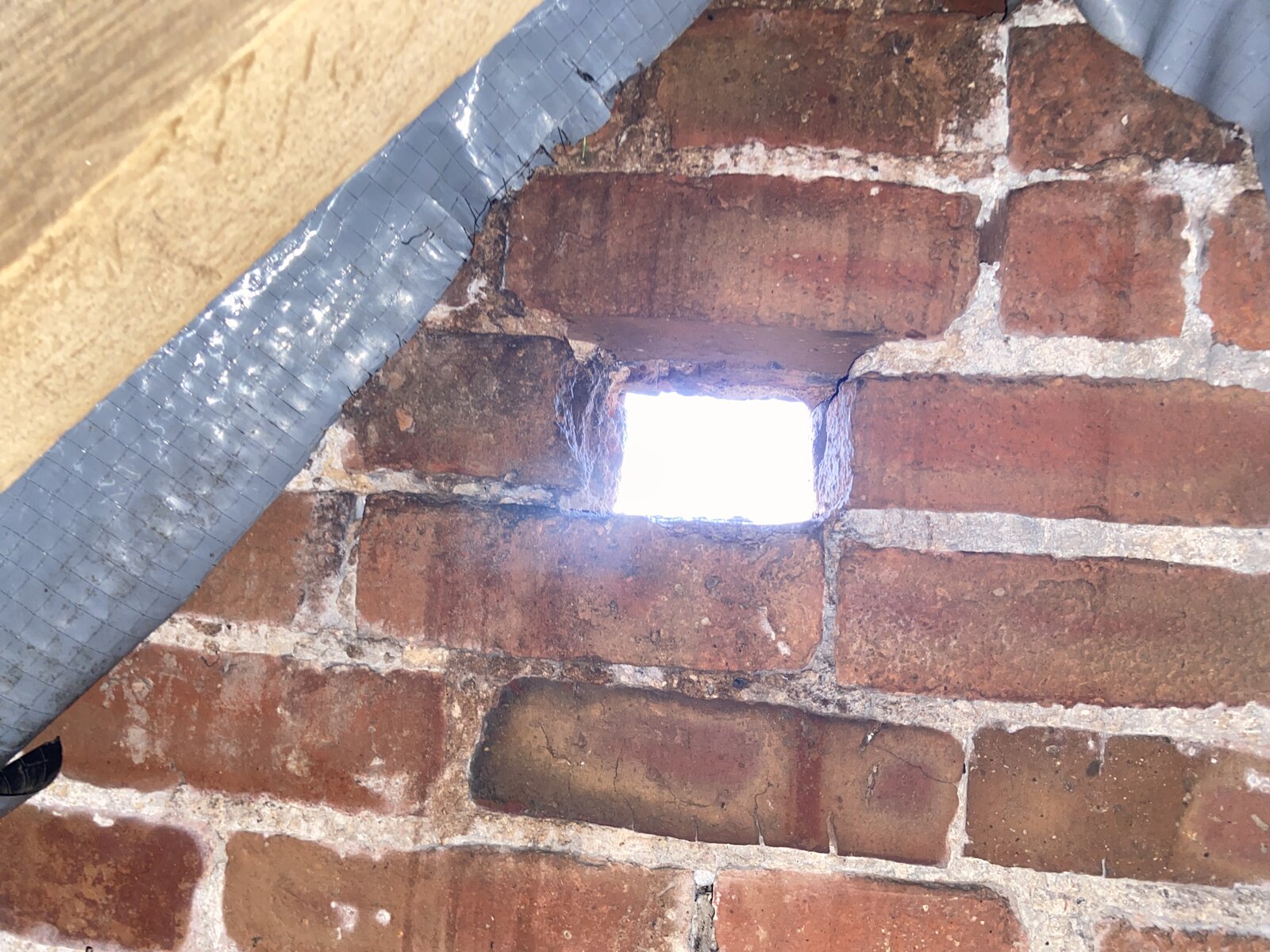 fill holes in brick