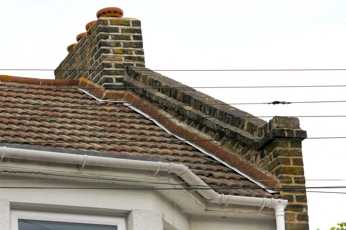 reflashing victorian terrace and repairing brick-on-edge