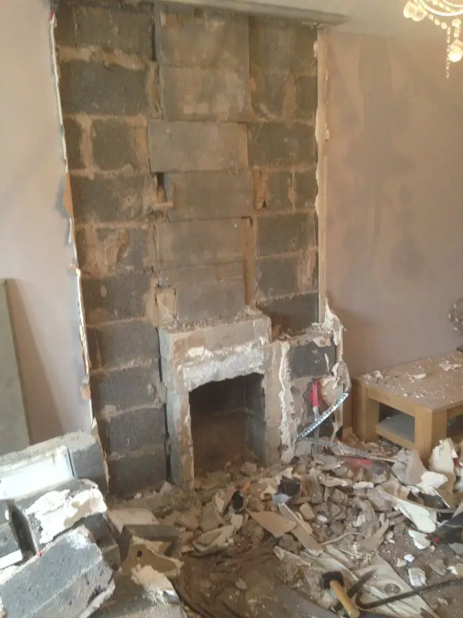 Removal of pre cast flue gather and starter blocks | DIYnot Forums
