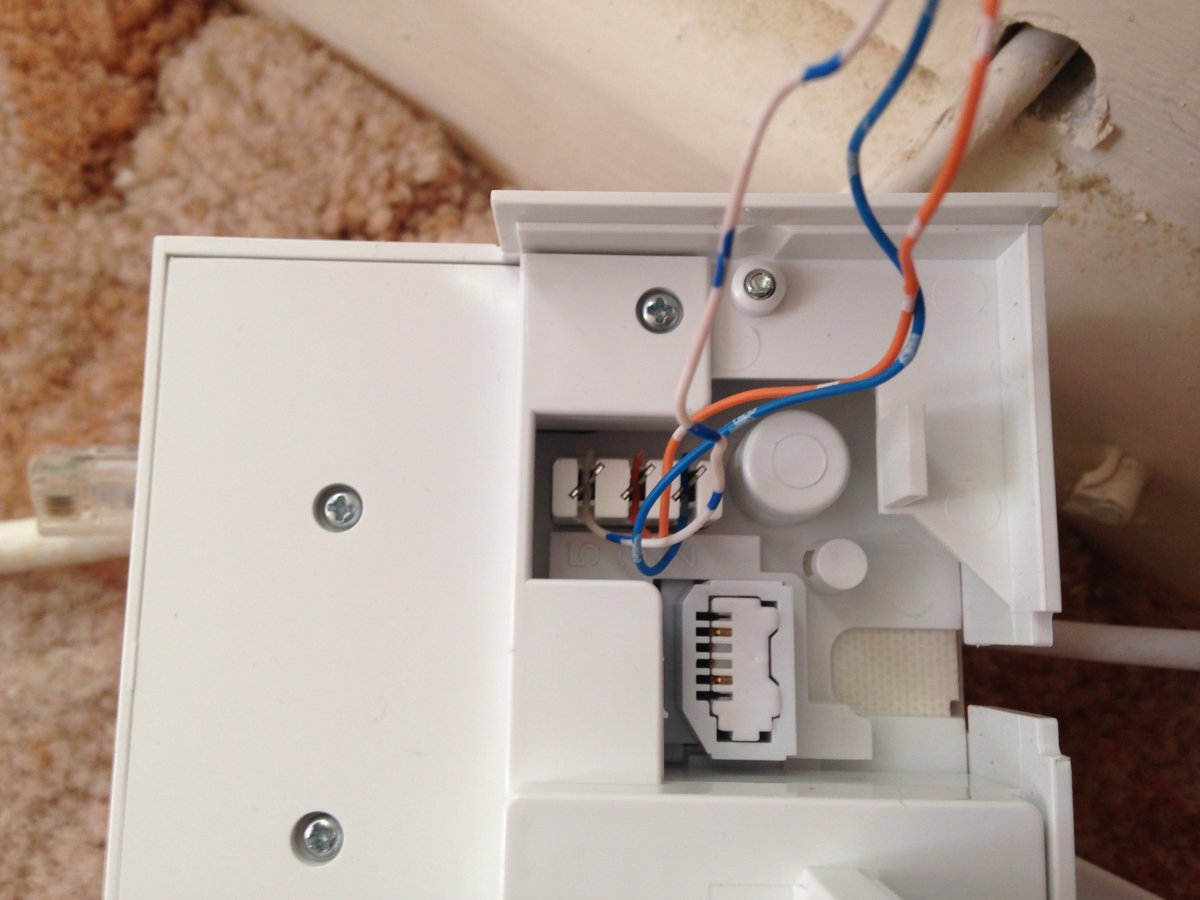 Reposition BT master socket... | DIYnot Forums