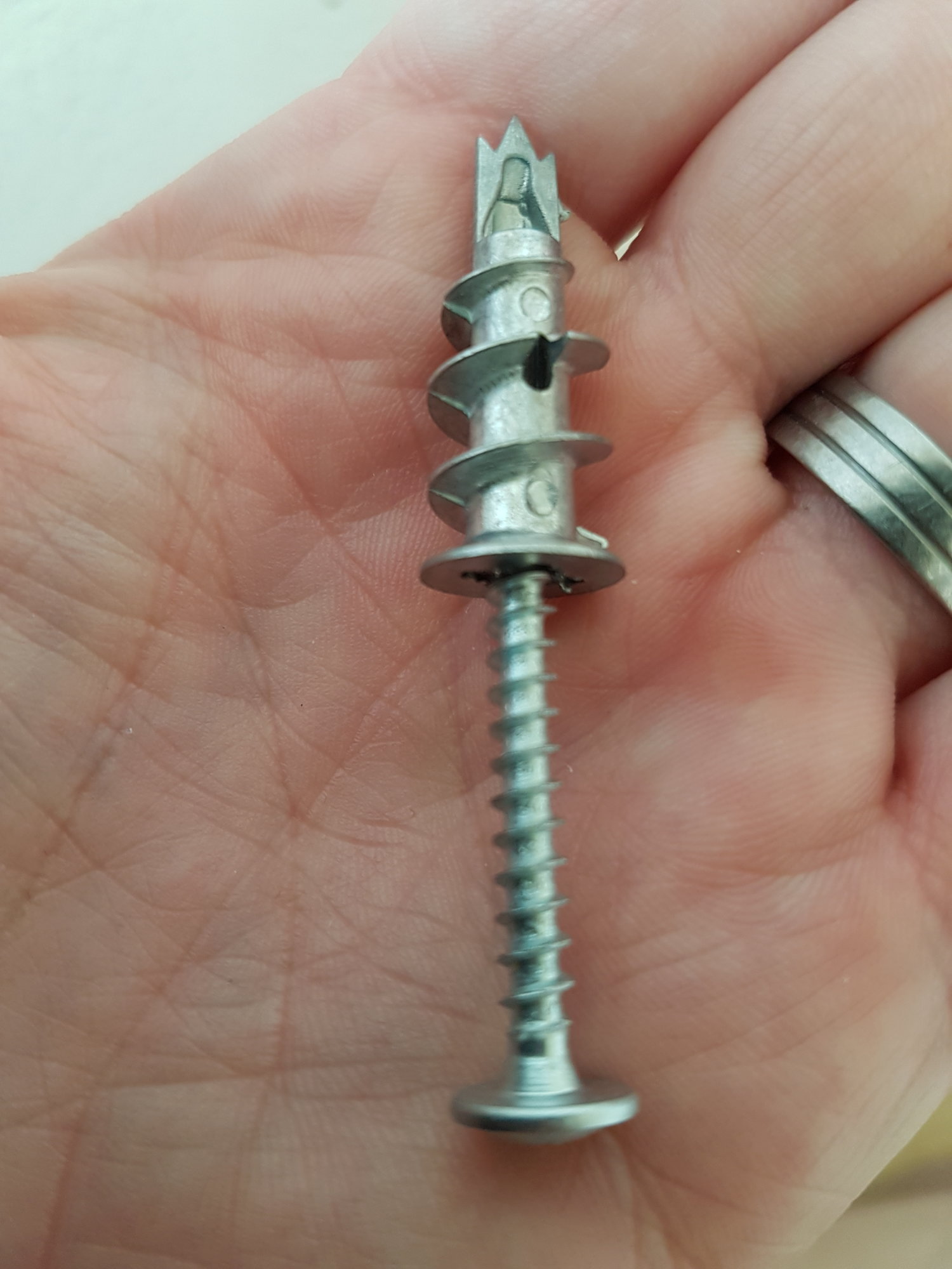 Metal plasterboard rawlplug question | DIYnot Forums