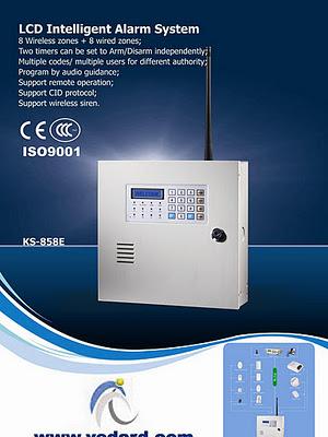 Alarm System with 5 wireless sensors and siren | L