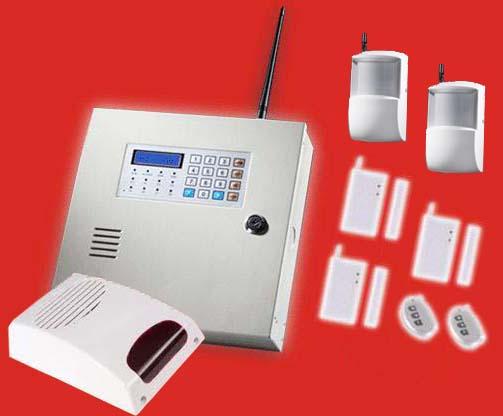 Alarm System with 5 wireless sensors and siren | L