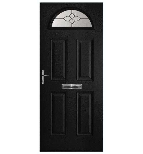 Black Battersea Composite Door (Elegance)