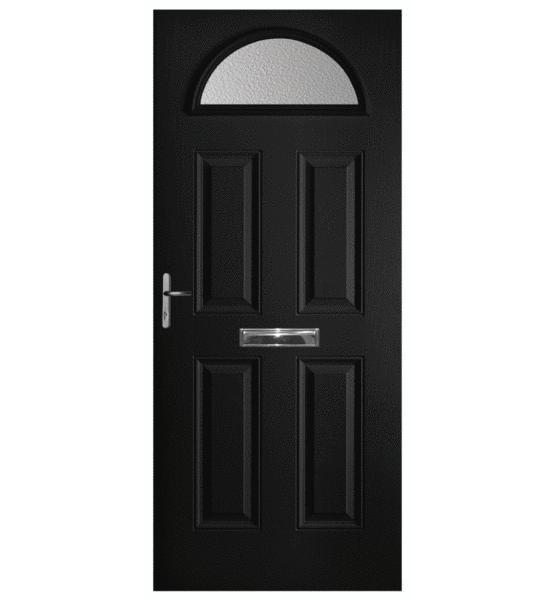 Black Battersea Composite Door (Plain)