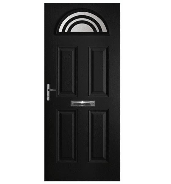 Black Battersea Composite Door (Regency)