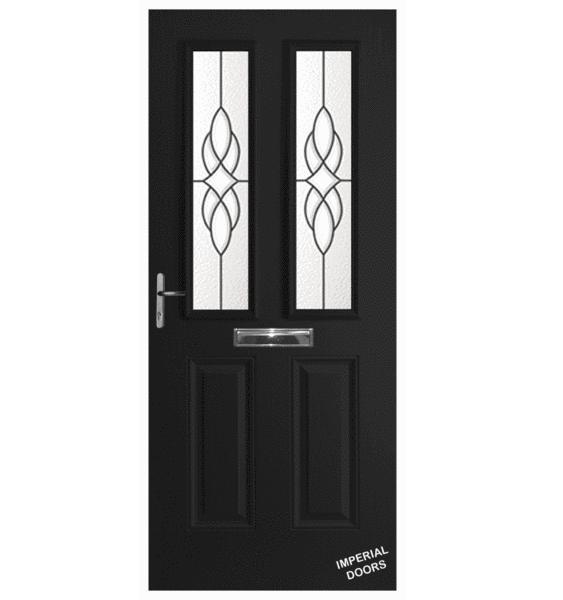 Black Kensington Composite Door (Elegance)