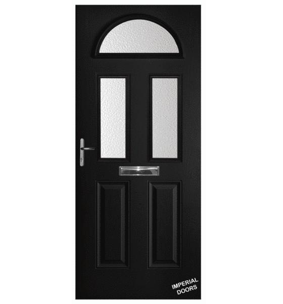 Black Mayfair Composite Door (Plain)