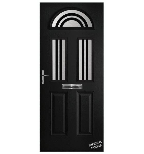 Black Mayfair Composite Door (Regency)