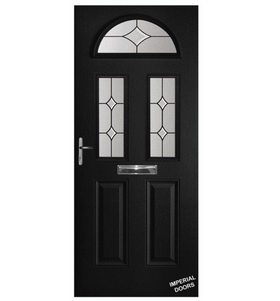 Black Mayfair Composite Door (Star)