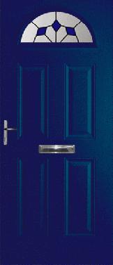 Blue Battersea Composite Doors (Diamond)