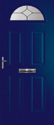 Blue Battersea Composite Doors (Star)