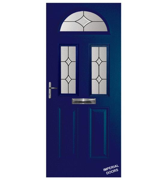 Blue Mayfair Composite Door (Star)