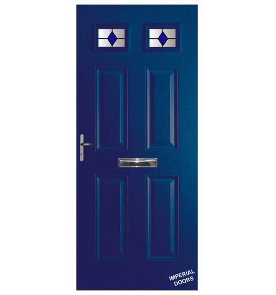 Blue Picadilly Two Composite Door (Diamond)