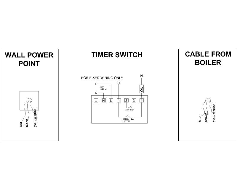 Boiler timer connection