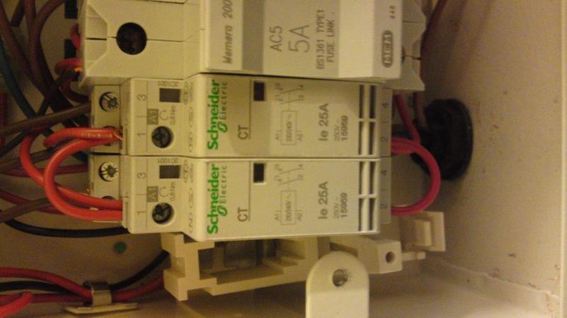 Contactor open