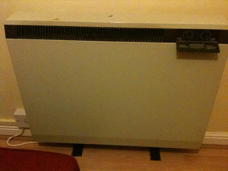 Downstairs storage heater