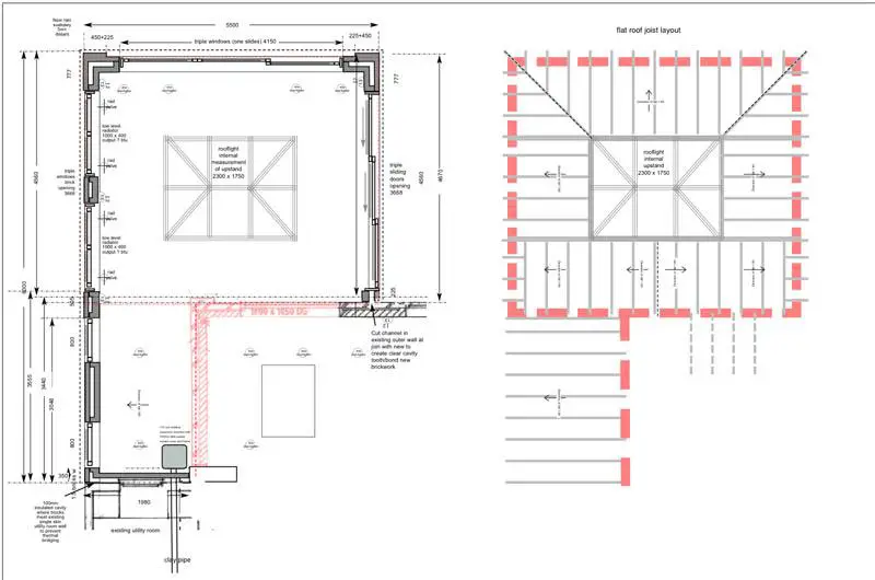 Flat roof layout | DIYnot Forums