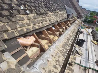 full openeing in roof