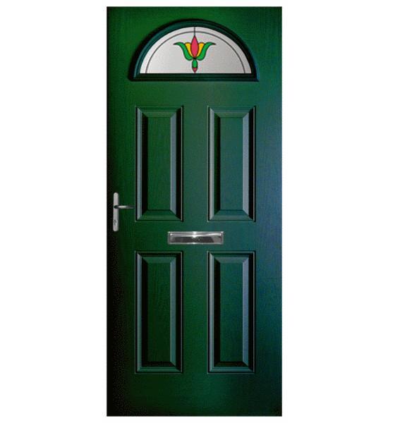 Green Battersea Composite Door (Fleur)