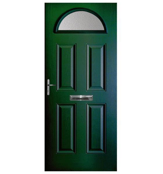 Green Battersea Composite Door (Plain)