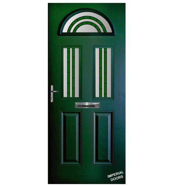 Green Mayfair Composite Door (Regency)