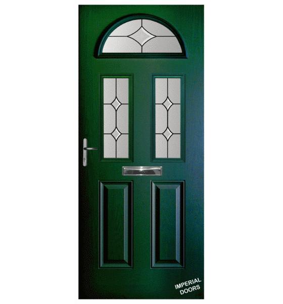 Green Mayfair Composite Door (Star)