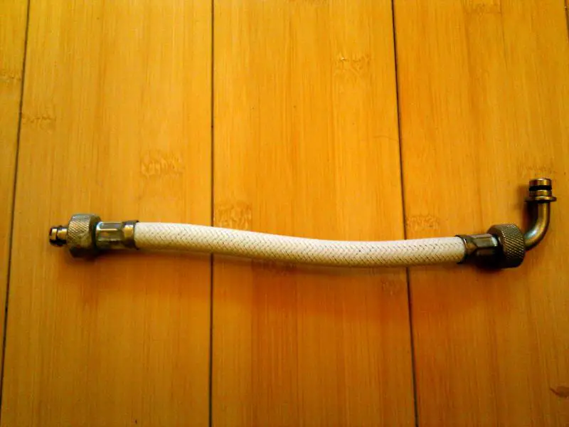 Pipe from cistern