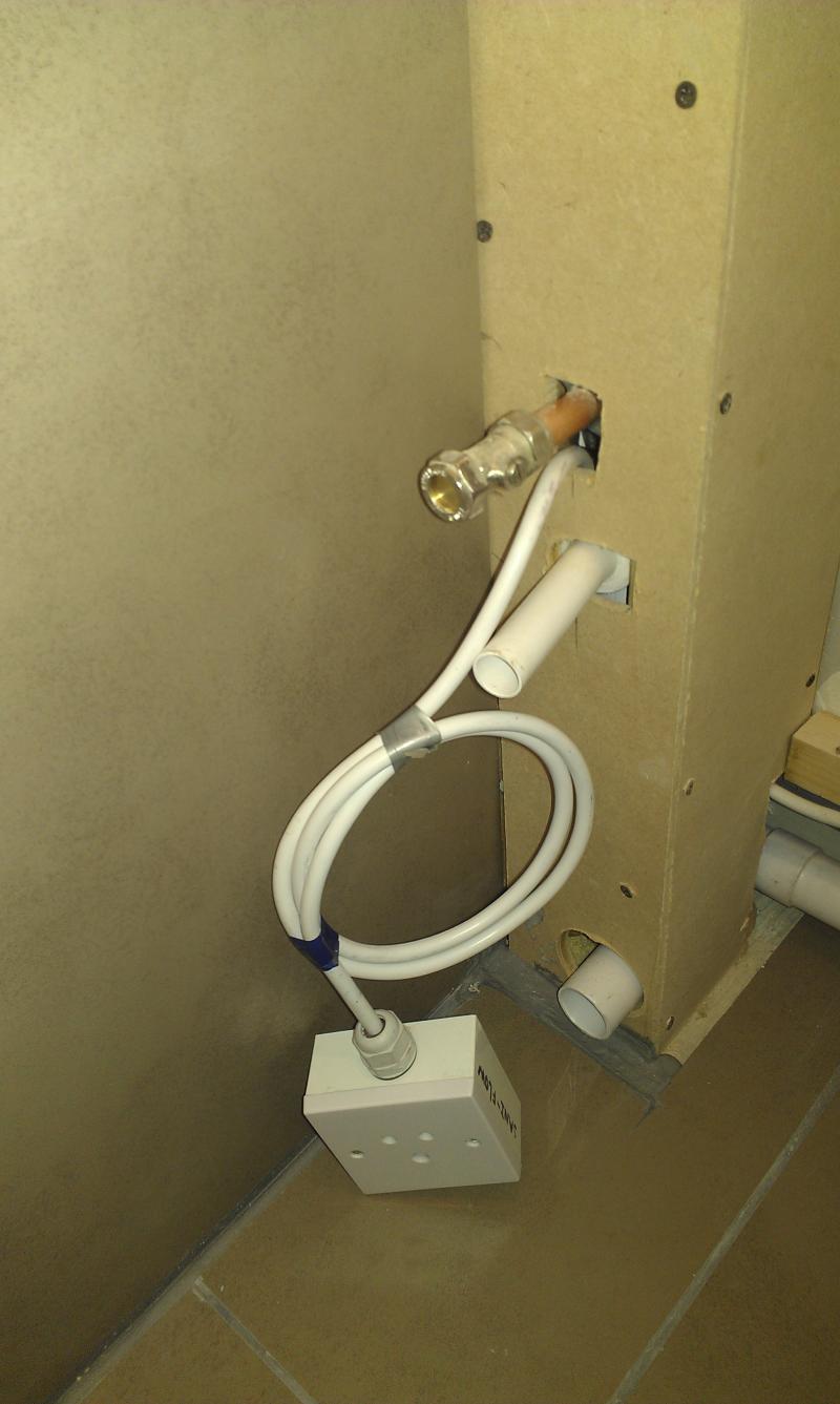 Pipes for toilet