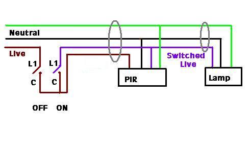 Steinel PIR Floodlight Question | DIYnot Forums photocell contactor wiring diagram 
