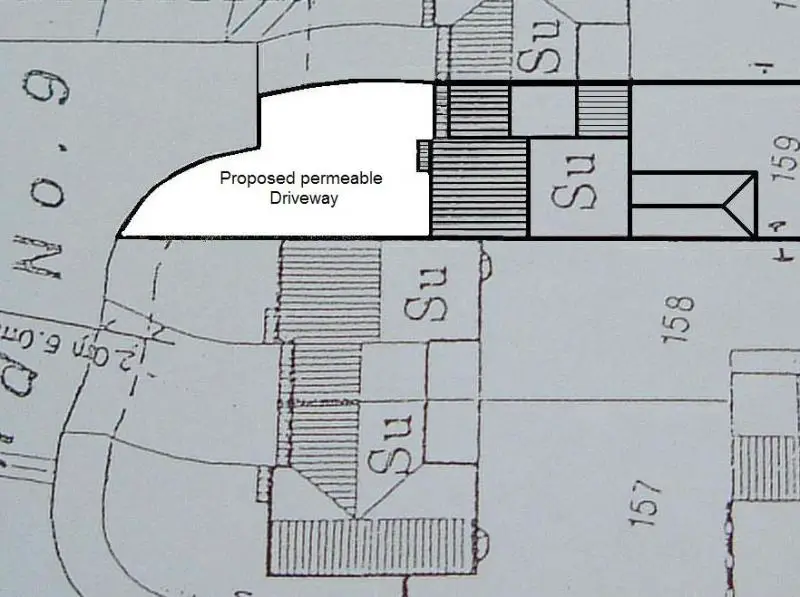 Proposed blockwork area