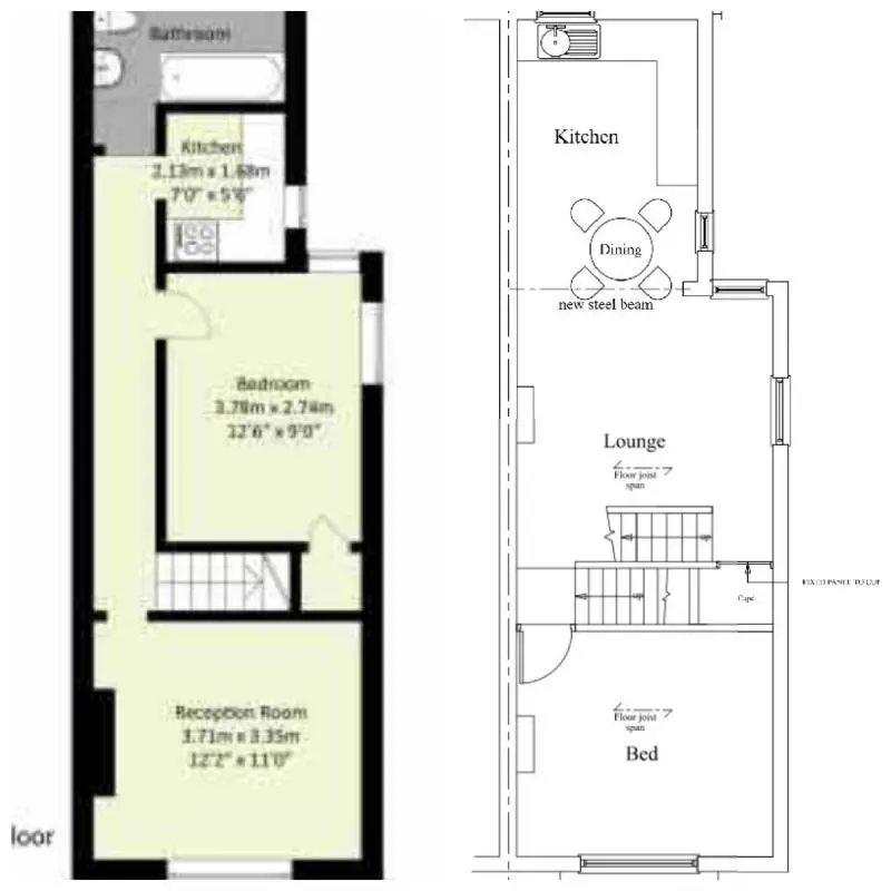 Proposed first floor plan