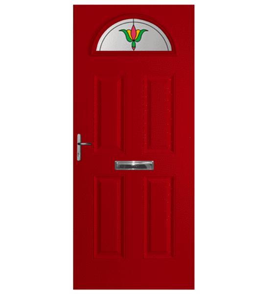 Red Battersea Composite Door (Fleur)