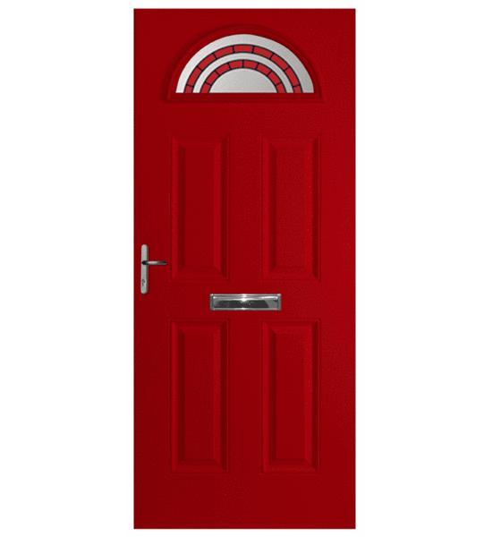 Red Battersea Composite Door (Regency)