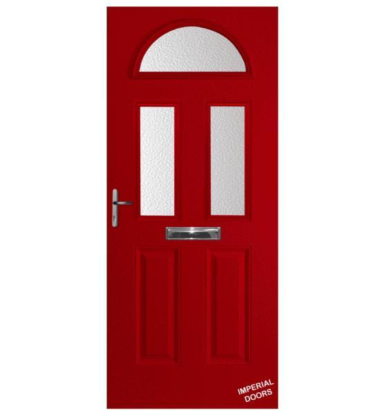 Red Mayfair Composite Door (Plain)