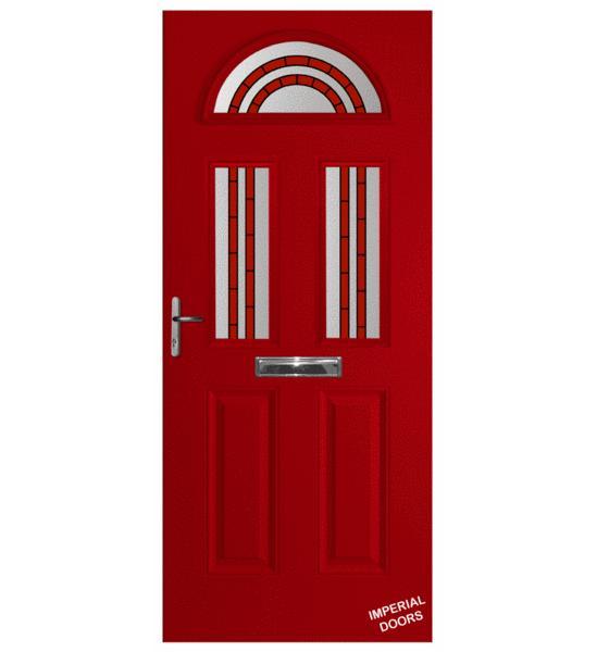 Red Mayfair Composite Door (Regency)