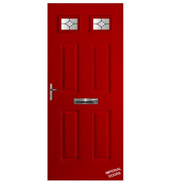 Red Picadilly Two Composite Door (Star)