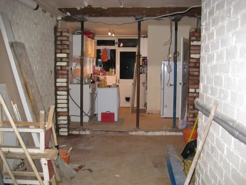 Removal of garage/kitchen wall