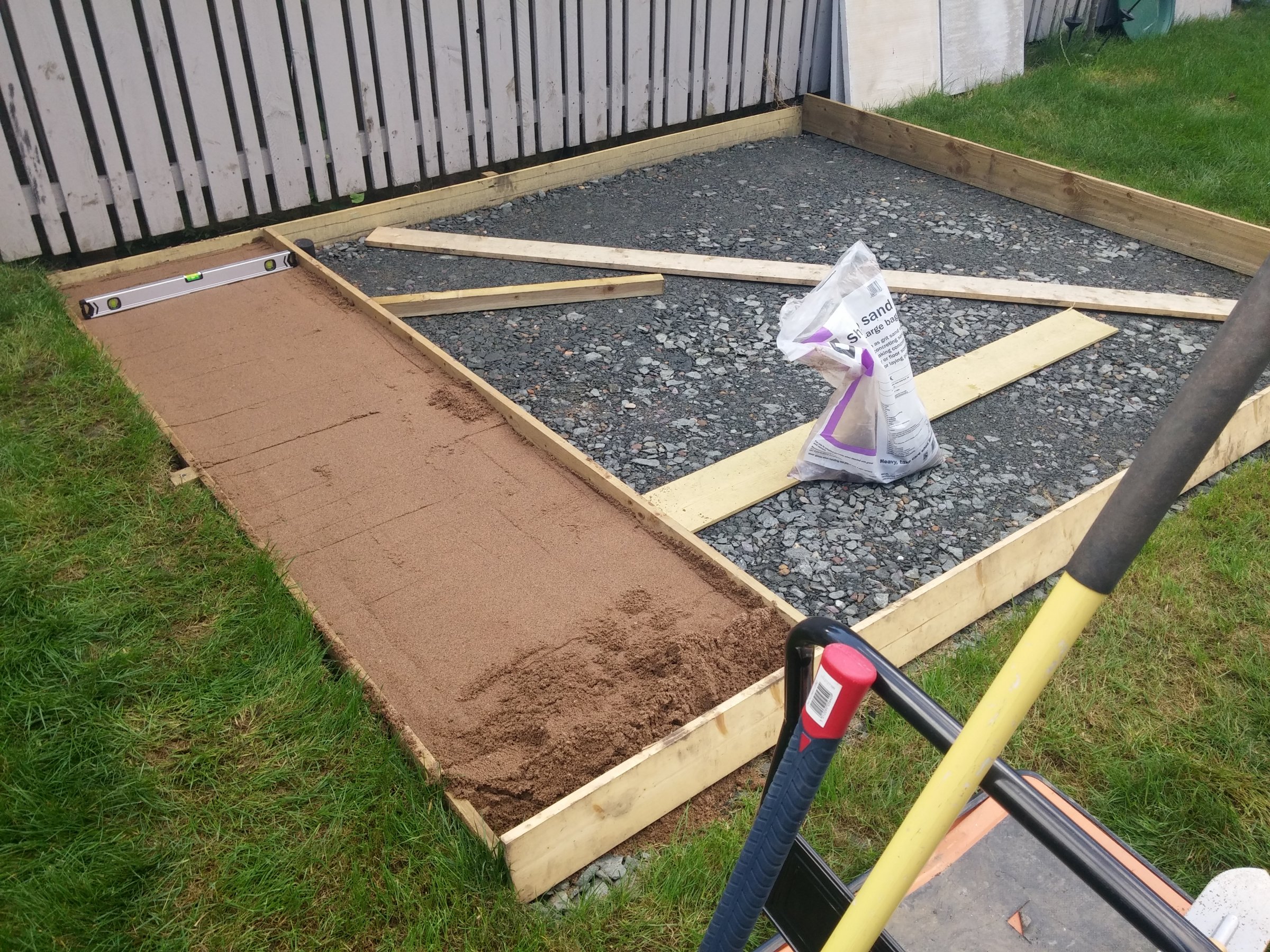 what type of sand to lay paving slabs on