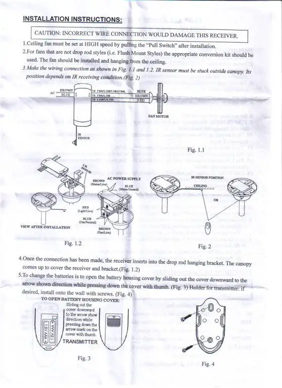 Connecting Remote To Ceiling Fan Diynot Forums